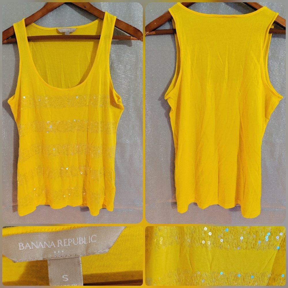 Yellow Banana Republic Tank